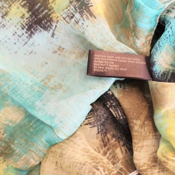 The Limited Flowy Watercolor Print Top S - Picture 4 of 6